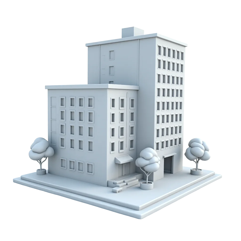 3D Office Building Model